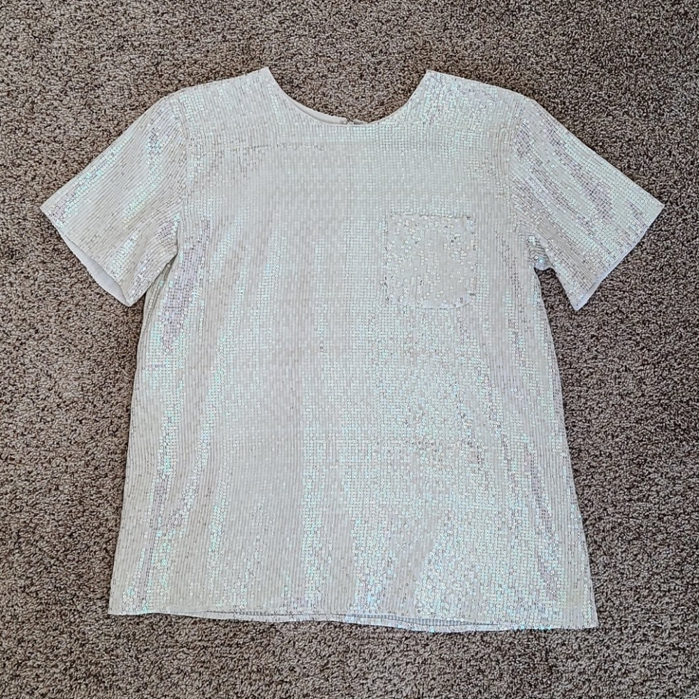 Dallin Chase sz S Sequined Top